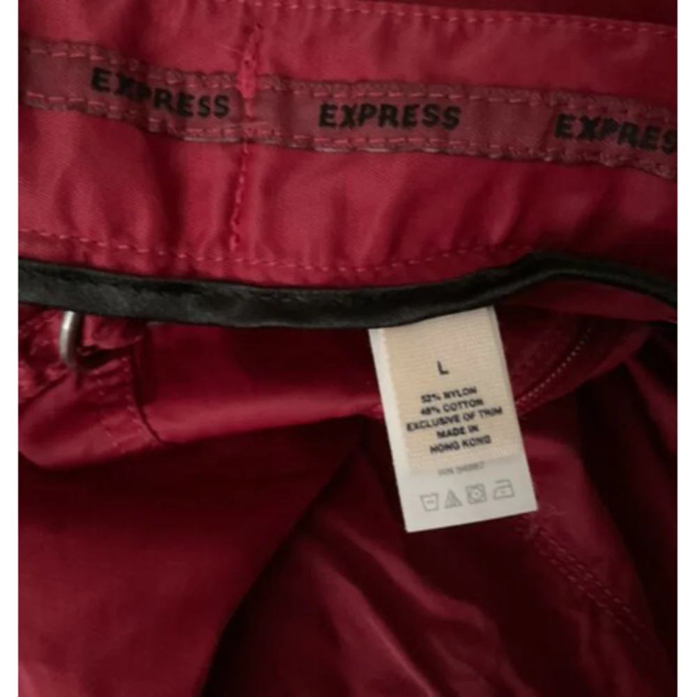 EXPRESS  Woman’s Maroon Jogging Style Pants ‎ Size Large Nylon